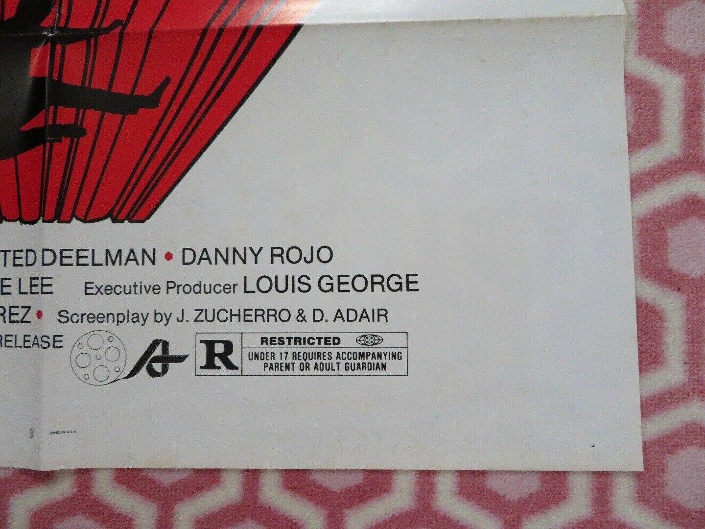 PAY OR DIE / Mean Business KUNG FU US ONE SHEET POSTER JOHNNY WILSON 1979 - Rendezvous Cinema