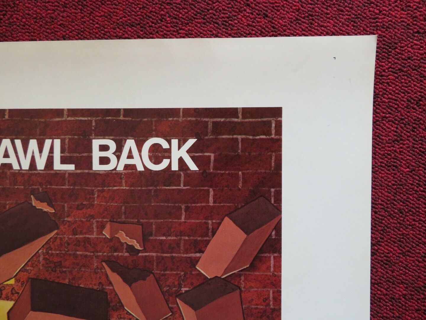 PAY OR DIE / MEAN BUSINESS - KUNG FU US ONE SHEET ROLLED POSTER DICK ADAIR 1981 Movie posters