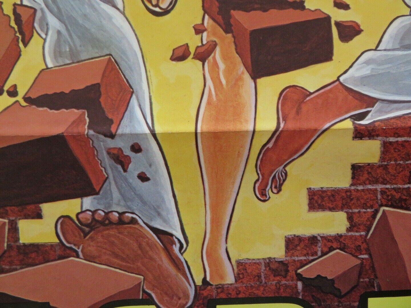 PAY OR DIE / MEAN BUSINESS - KUNG FU US ONE SHEET ROLLED POSTER DICK ADAIR 1981 Movie posters