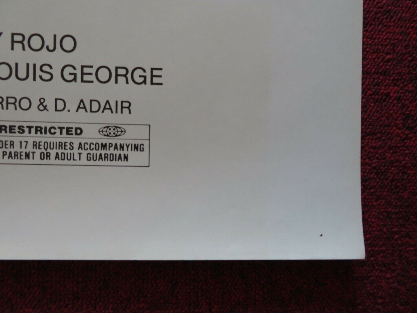 PAY OR DIE / MEAN BUSINESS - KUNG FU US ONE SHEET ROLLED POSTER DICK ADAIR 1981 Movie posters