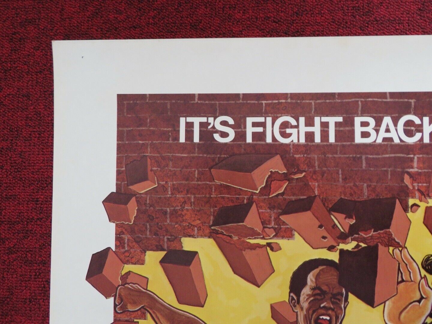 PAY OR DIE / MEAN BUSINESS - KUNG FU US ONE SHEET ROLLED POSTER DICK ADAIR 1981 Movie posters