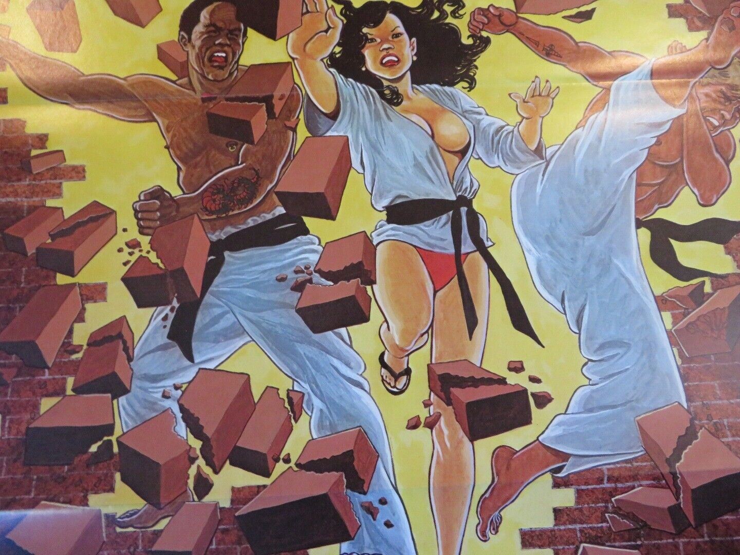 PAY OR DIE / Mean Business US ROLLED POSTER JOHNNY WILSON DICK ADAIR 1979 Movie posters