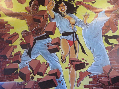 PAY OR DIE / Mean Business US ROLLED POSTER JOHNNY WILSON DICK ADAIR 1979 Movie posters