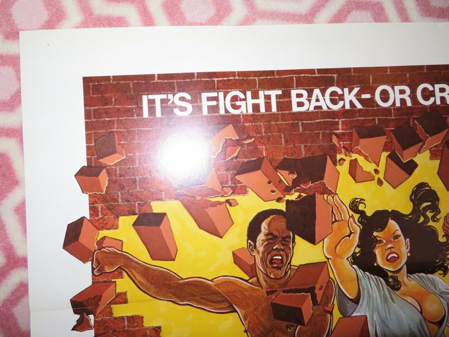 PAY OR DIE / Mean Business US ROLLED POSTER JOHNNY WILSON DICK ADAIR 1979 Movie posters