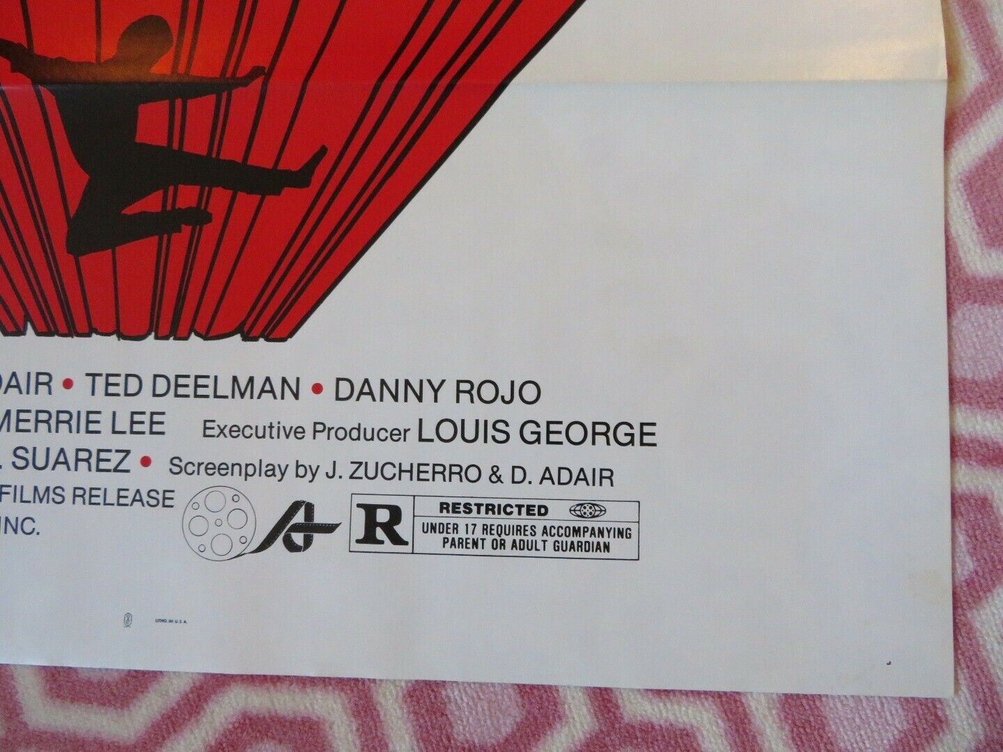 PAY OR DIE / Mean Business US ROLLED POSTER JOHNNY WILSON DICK ADAIR 1979 Movie posters