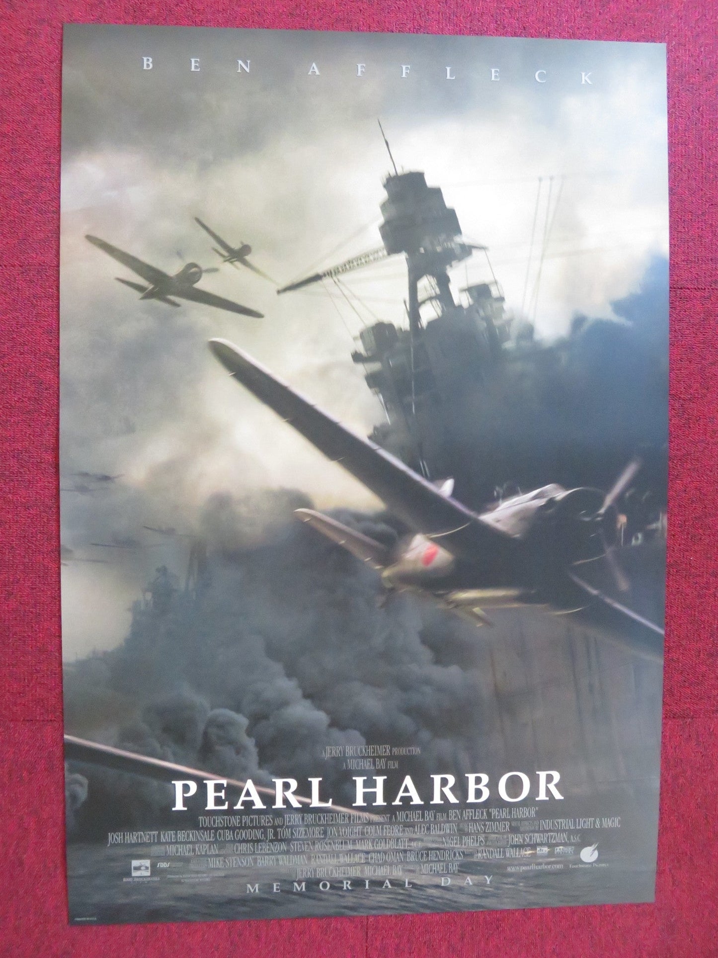 PEARL HABOUR US ONE SHEET ROLLED POSTER MICHAEL BAY BEN AFFLECK 2001 Rendezvous Cinema Movie posters