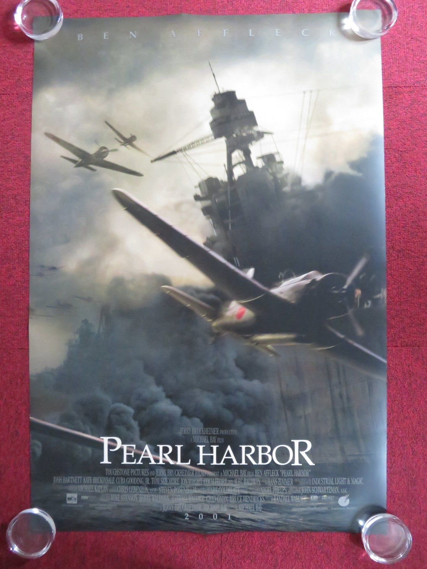 PEARL HARBOR - B US ONE SHEET ROLLED POSTER BEN AFFLECK JOSH HARTNETT 2001 Rendezvous Cinema Movie posters