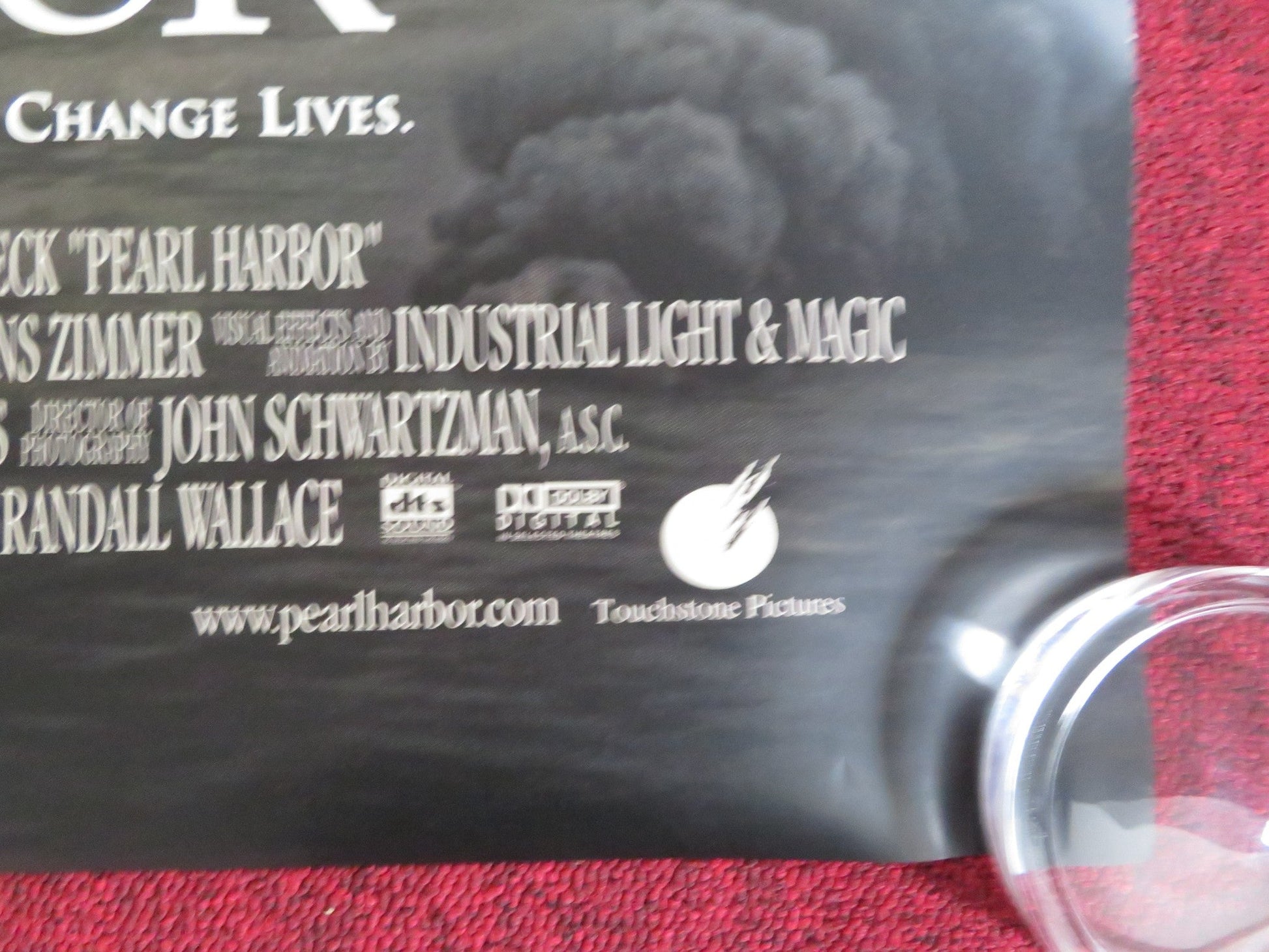 PEARL HARBOR - C US ONE SHEET ROLLED POSTER BEN AFFLECK JOSH HARTNETT 2001 Rendezvous Cinema Movie posters