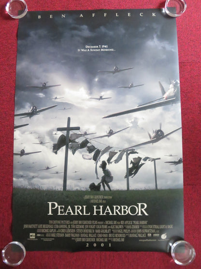PEARL HARBOR - D US ONE SHEET ROLLED POSTER BEN AFFLECK JOSH HARNETT 2001 Rendezvous Cinema Movie posters