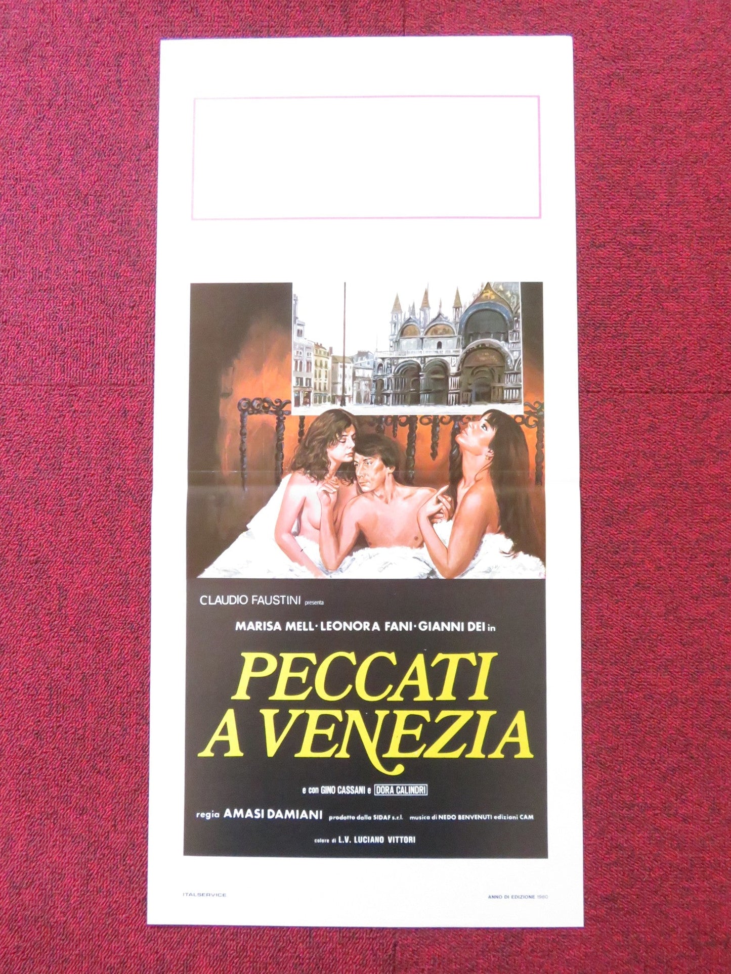 PECCATI A VENEZIA ITALIAN LOCANDINA POSTER MARISA MELL LEONORA FANI 1983 Rendezvous Cinema Movie posters