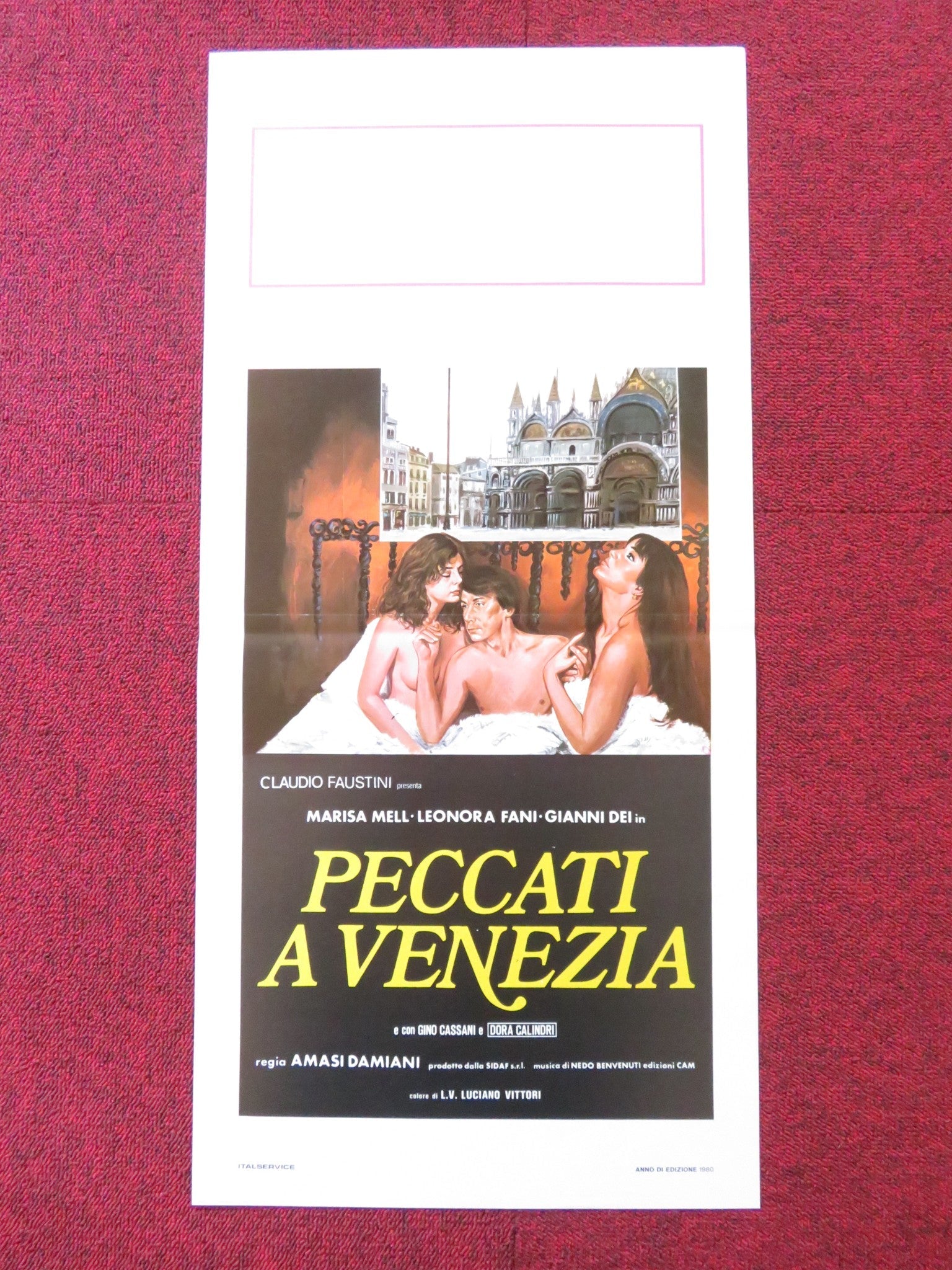 PECCATI A VENEZIA ITALIAN LOCANDINA POSTER MARISA MELL LEONORA FANI 1983 Rendezvous Cinema Movie posters