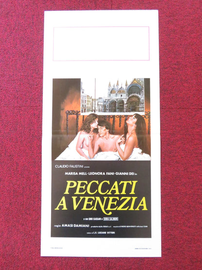 PECCATI A VENEZIA ITALIAN LOCANDINA POSTER MARISA MELL LEONORA FANI 1983 Rendezvous Cinema Movie posters