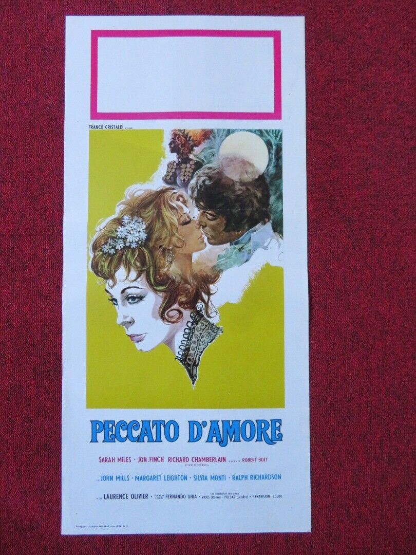 PECCATO D'AMORE/ Lady Caroline Lamb ITALIAN LOCANDINA (27.5"x13") POSTER 1972 - Rendezvous Cinema