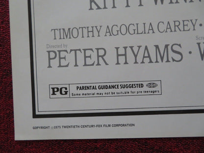 PEEPER FOLDED US ONE SHEET POSTER MICHAEL CAINE NATALIE WOOD 1975 Movie posters