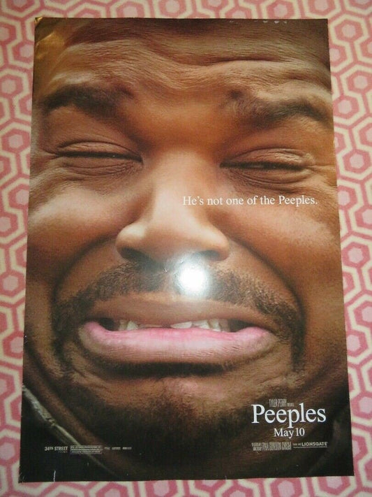 PEEPLES US ONE SHEET ROLLED POSTER CRAIG ROBINSON KERRY WASHINGTON 2013 Movie posters