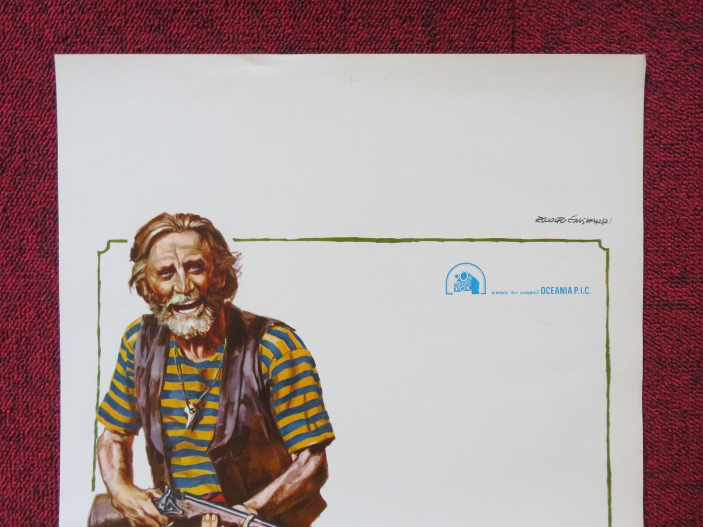 PEG LEG, MUSKET & SABRE / SCALAWAG ITALIAN LOCANDINA POSTER KIRK DOUGLAS 1973 Rendezvous Cinema Movie posters