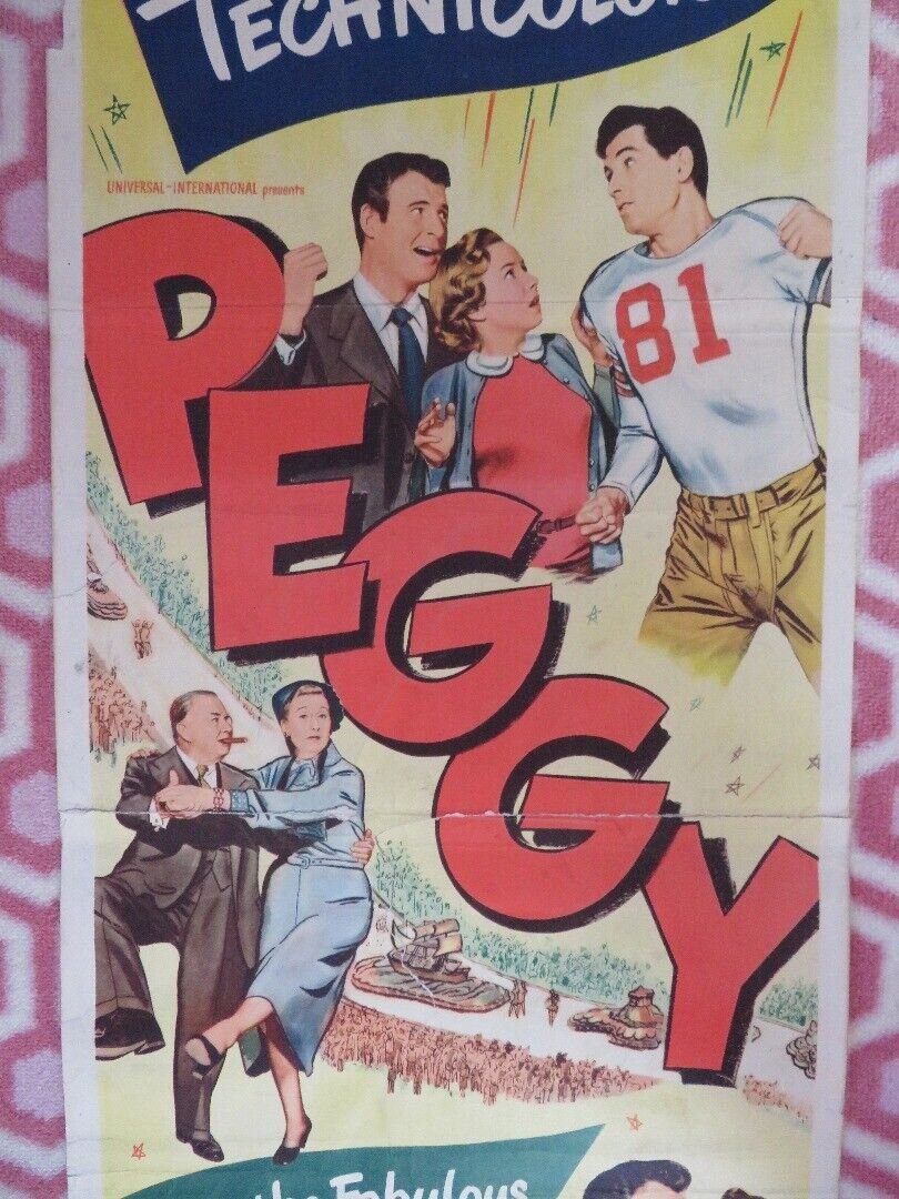 PEGGY US INSERT (14"x 36") POSTER DIANA LYNN CHARLES COBURN 1950 - Rendezvous Cinema