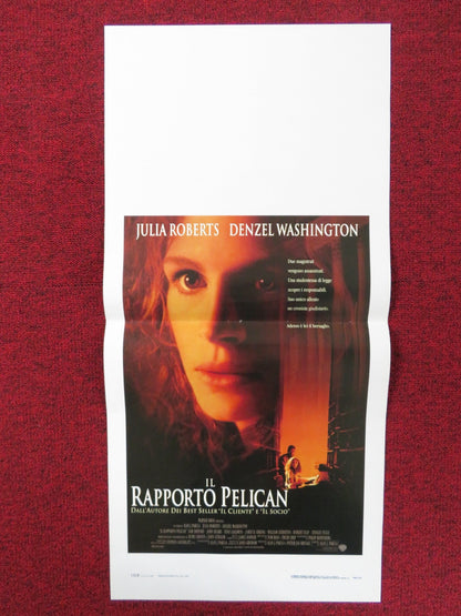 PELICAN BRIEF ITALIAN LOCANDINA POSTER JULIA ROBERTS DENZEL WASHINGTON 1994 Rendezvous Cinema Movie posters