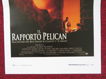 PELICAN BRIEF ITALIAN LOCANDINA POSTER JULIA ROBERTS DENZEL WASHINGTON 1994 Rendezvous Cinema Movie posters