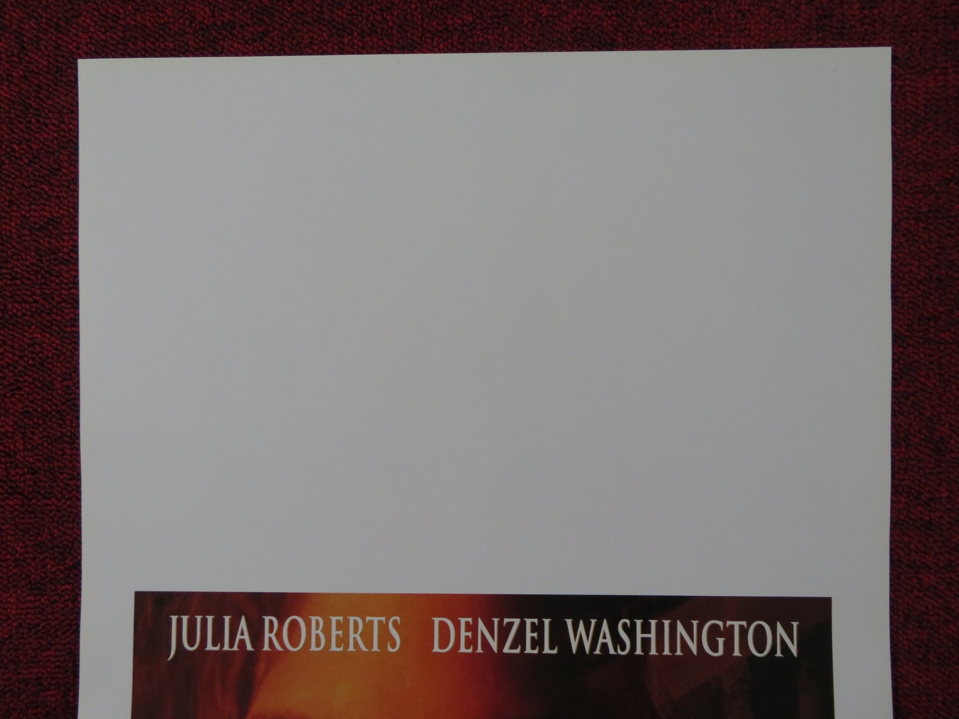 PELICAN BRIEF ITALIAN LOCANDINA POSTER JULIA ROBERTS DENZEL WASHINGTON 1994 Rendezvous Cinema Movie posters