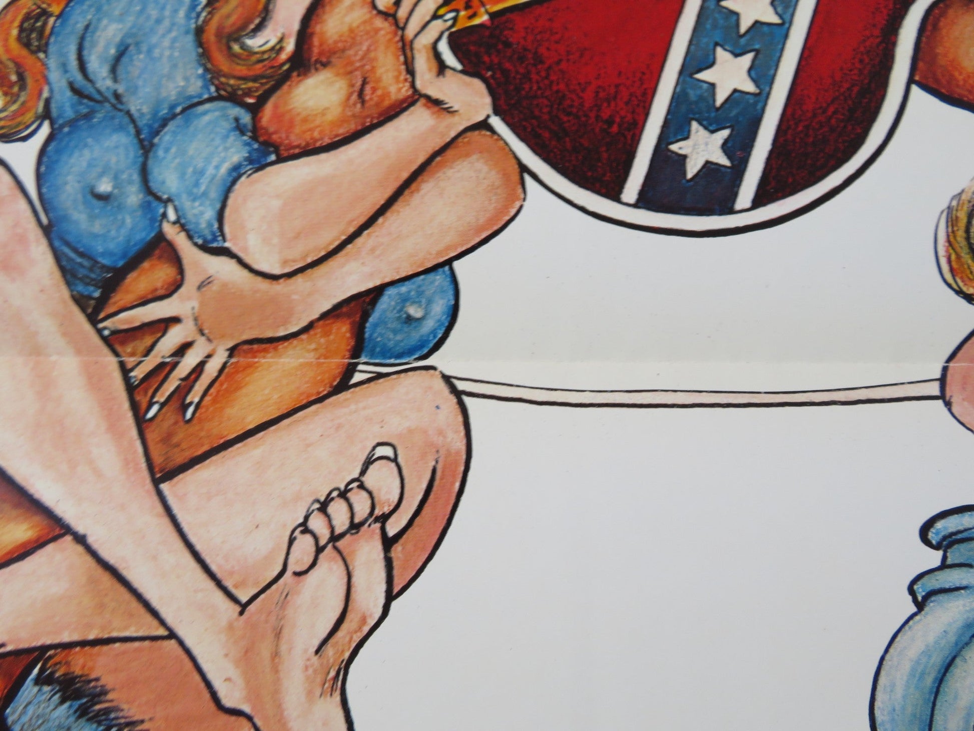 PELVIS US TRI FOLDED ONE SHEET ROLLED POSTER LUTHER 'BUD' WHANEY 1977 Rendezvous Cinema Movie posters