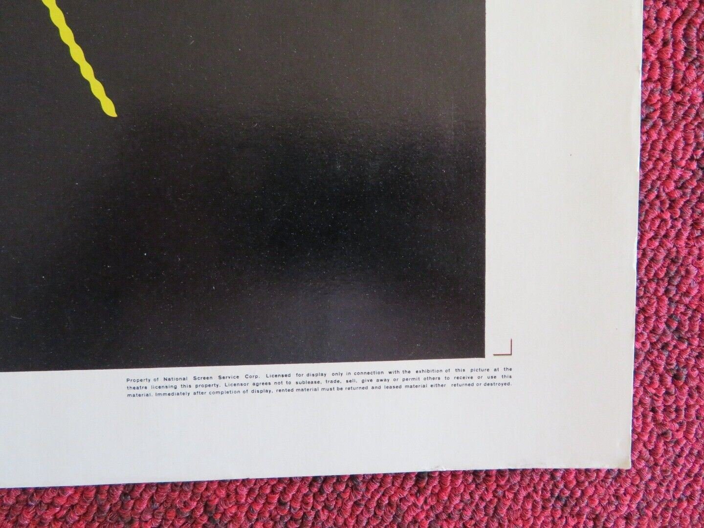 PENDULUM US HALF SHEET (22"x 28") POSTER GEORGE PEPPARD JEAN SEBERG 1968 Movie posters