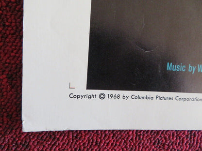 PENDULUM US HALF SHEET (22"x 28") POSTER GEORGE PEPPARD JEAN SEBERG 1968 Movie posters