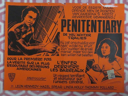 PENITENTIARY BELGIUM (15"x 20.5") POSTER LEON KENNEDY 1979 Movie posters