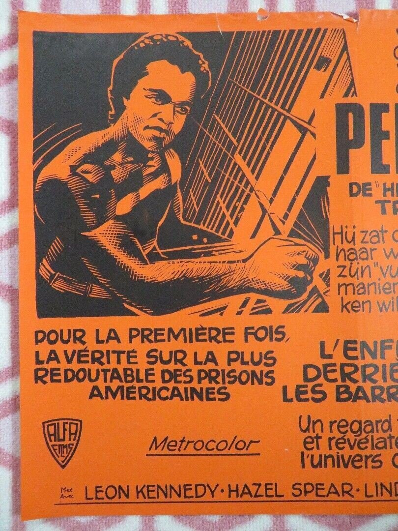 PENITENTIARY BELGIUM (15"x 20.5") POSTER LEON KENNEDY 1979 Movie posters