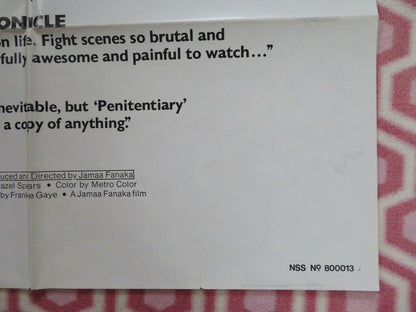 PENITENTIARY US ONE SHEET POSTER LEON ISSAC KENNEDY 1979 Movie posters