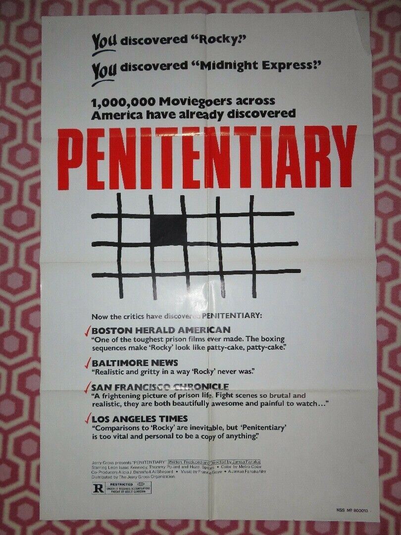 PENITENTIARY US ONE SHEET POSTER LEON ISSAC KENNEDY 1979 Movie posters