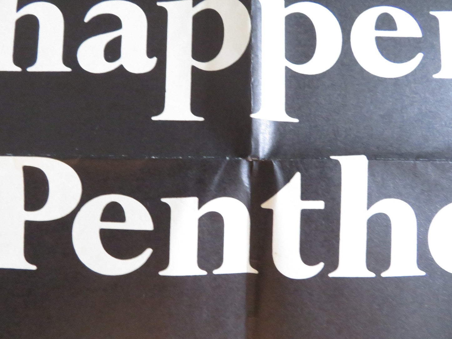 PENTHOUSE - TEASER FOLDED US ONE SHEET POSTER TERENCE MORGANSUZY KENDALL 1967 Rendezvous Cinema Movie posters