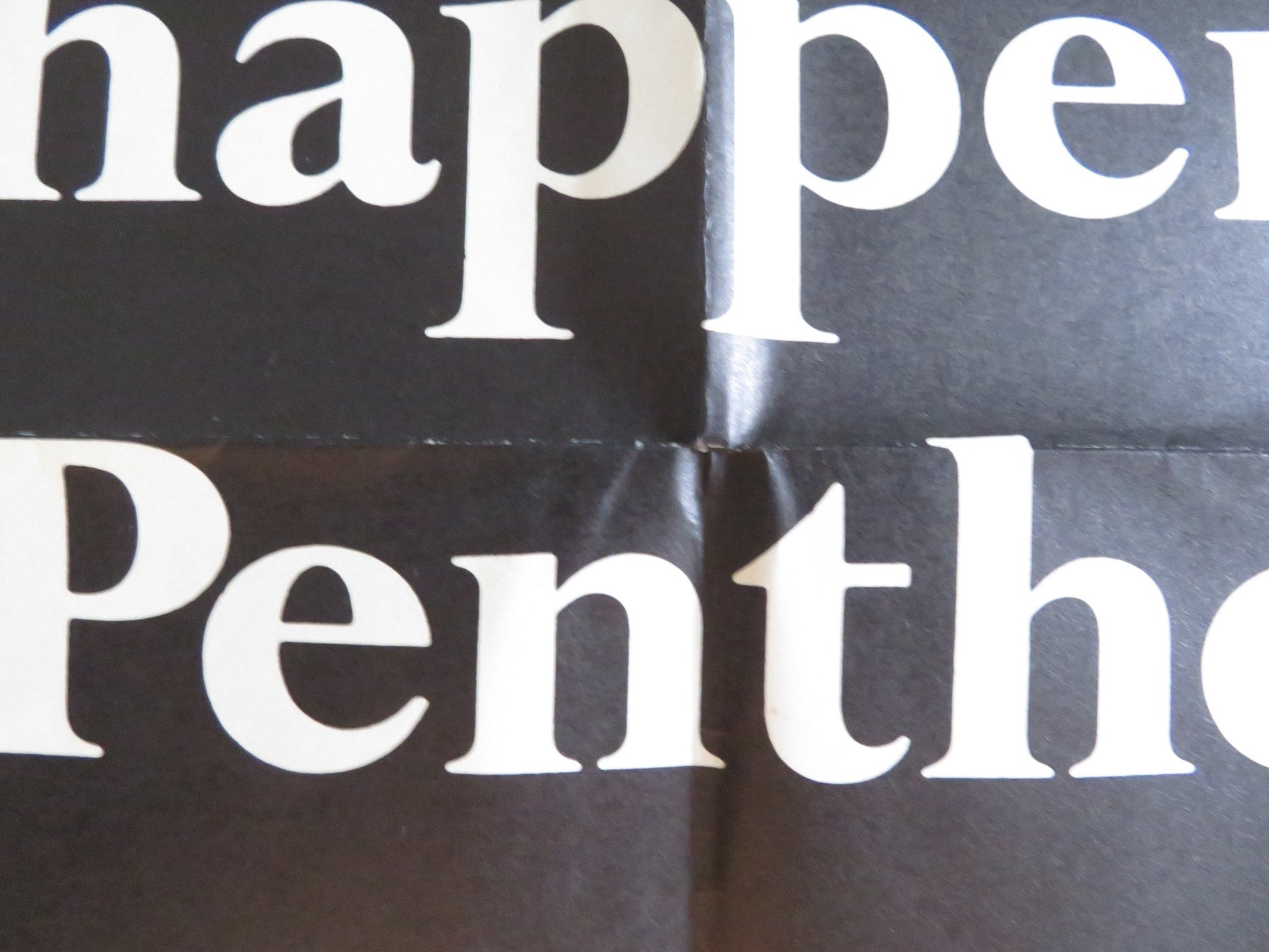 PENTHOUSE - TEASER FOLDED US ONE SHEET POSTER TERENCE MORGANSUZY KENDALL 1967 Rendezvous Cinema Movie posters