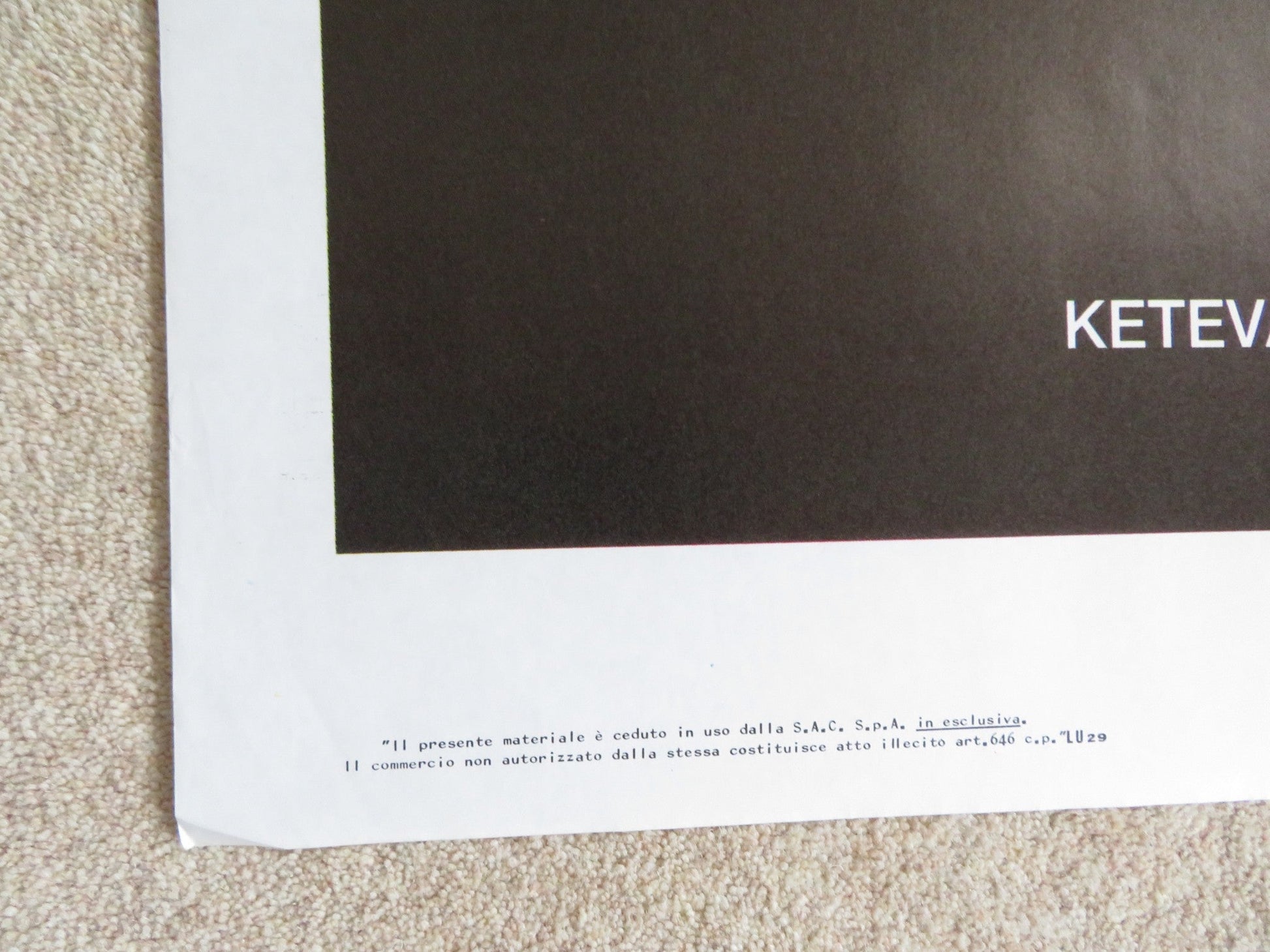 PENTIMENTO ITALIAN 2 FOGLIO POSTER AVTANDIL MAKHARADZE IA NINIDZE 1984 Rendezvous Cinema Movie posters