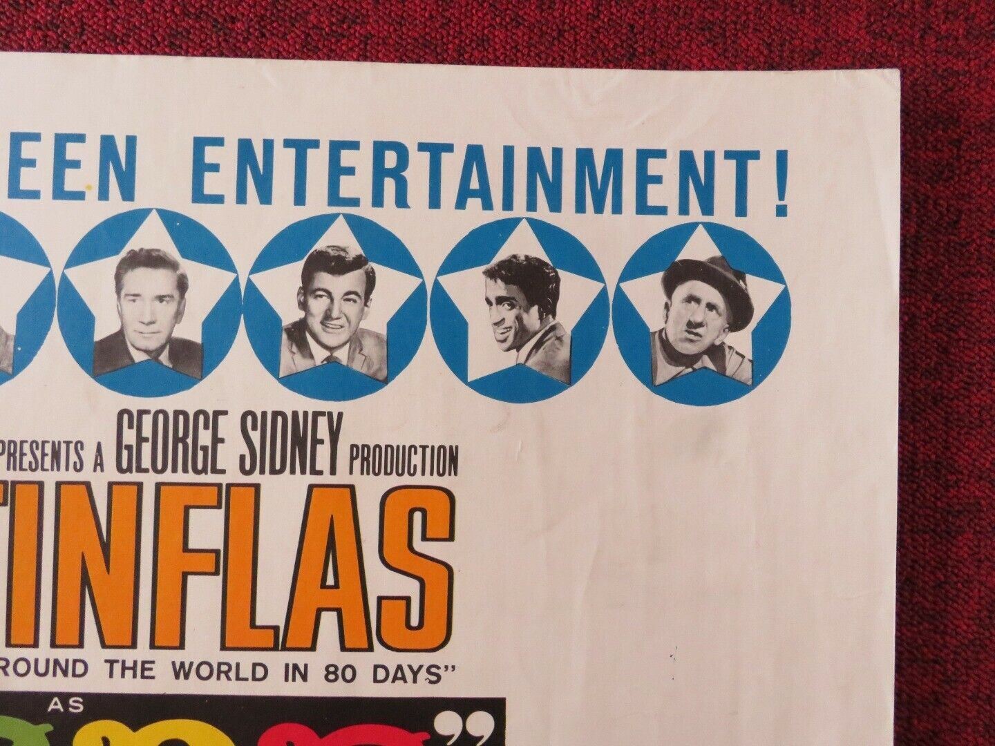 PEPE US HALF SHEET (22"x 28") POSTER CANTINFLAS GEORGE SIDNEY 1960 Movie posters