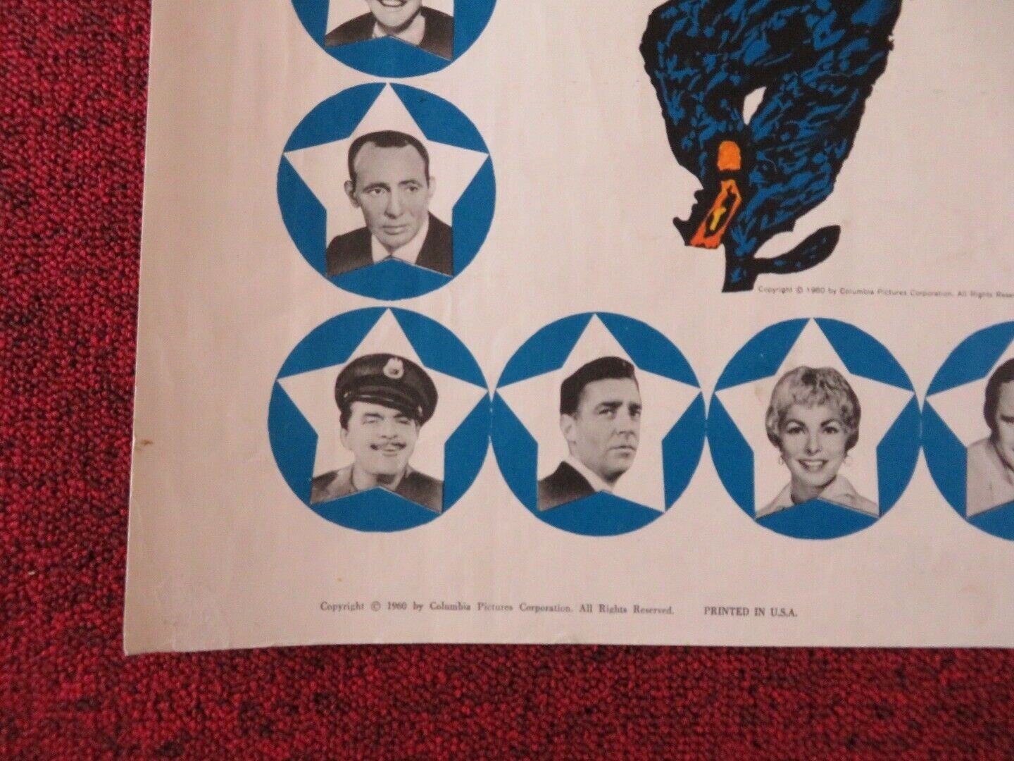 PEPE US HALF SHEET (22"x 28") POSTER CANTINFLAS GEORGE SIDNEY 1960 Movie posters