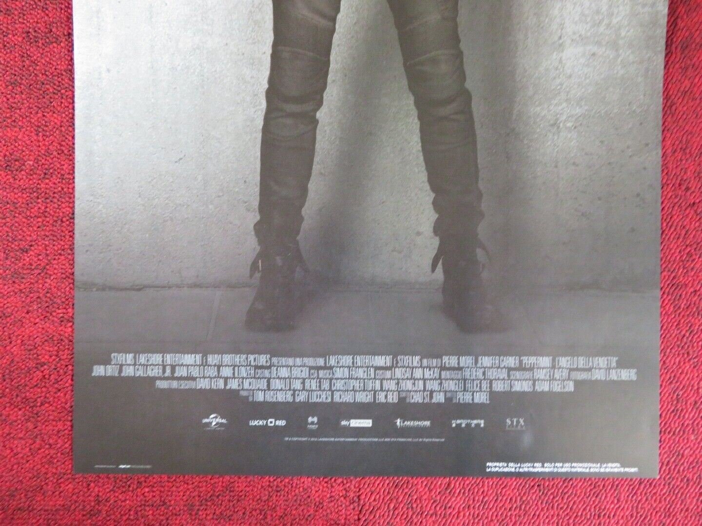 PEPPERMINT ITALIAN LOCANDINA (26.5"x12.5") POSTER JENNIFER LAWRENCE 2018 Rendezvous Cinema Movie posters