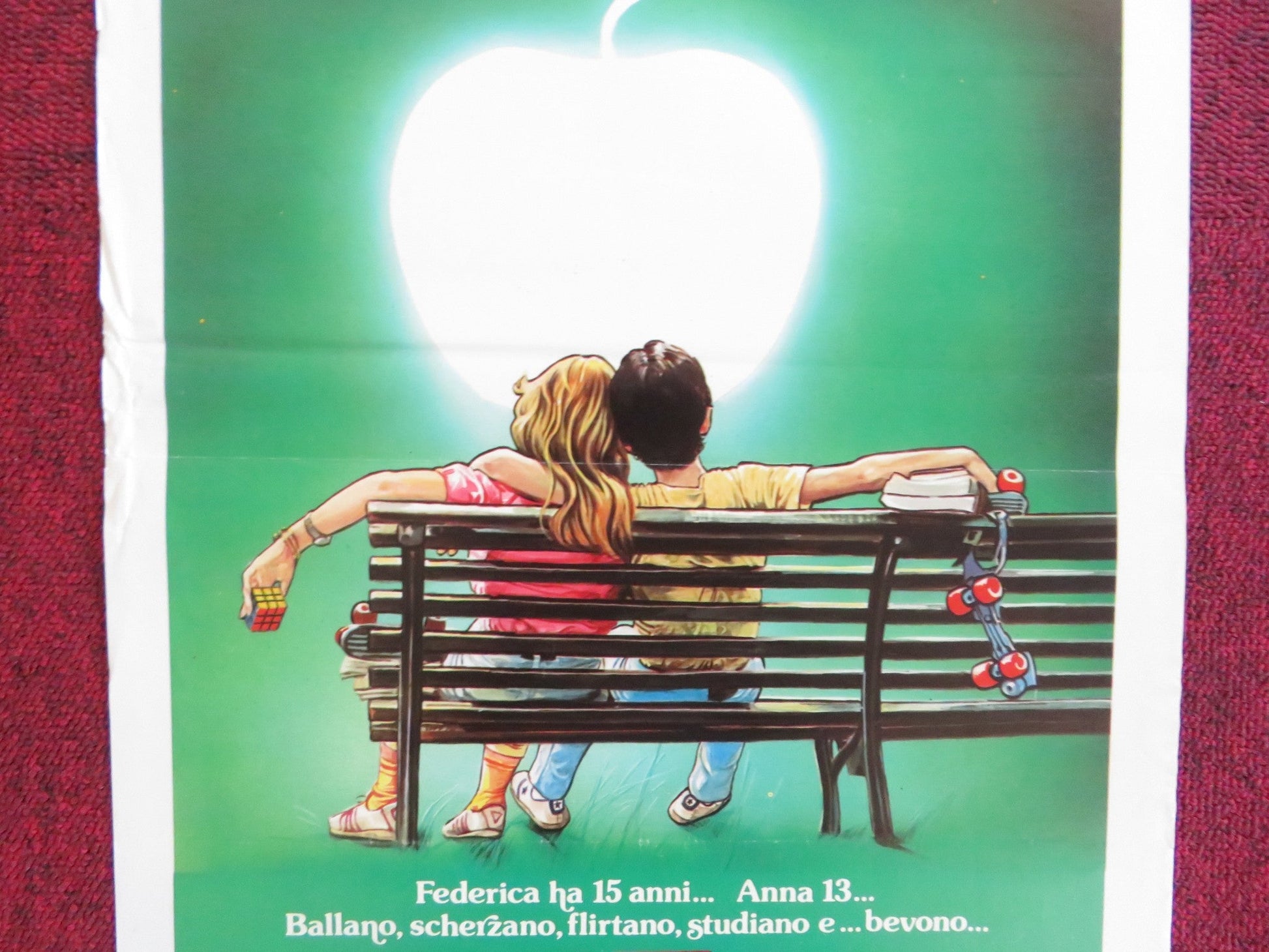 PEPPERMINT SODA ITALIAN LOCANDINA POSTER ELEONORE KLARWEIN ODILE MICHEL 1982 Rendezvous Cinema Movie posters