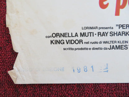 PER AMORE E PER DENARO ITALIAN LOCANDINA POSTER RAY SHARKEY ORNELLA MUTI 1981 Rendezvous Cinema Movie posters