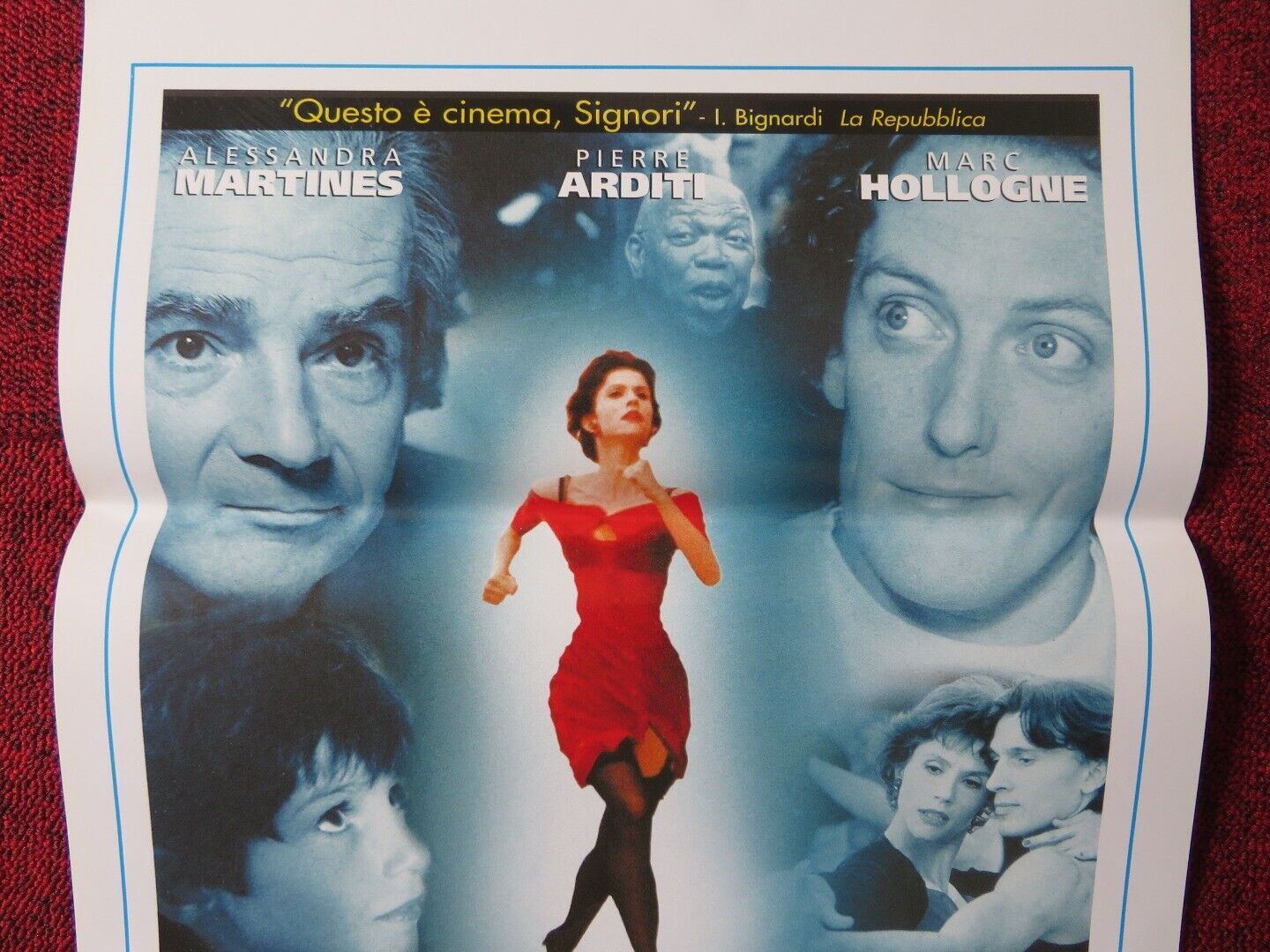 PER CASO O PER AZZARDO ITALIAN LOCANDINA (27.5"x13") POSTER MARC HOLLOGNE 1998 Movie posters