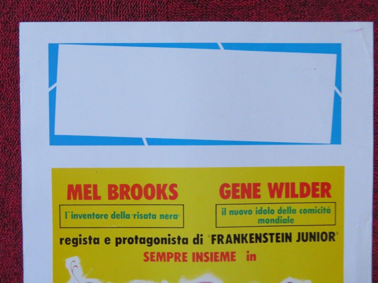 PER FAVORE, NON TOCCATE LE VECCHIETTE ITALIAN LOCANDINA (27.5"x13") POSTER 1975 Movie posters