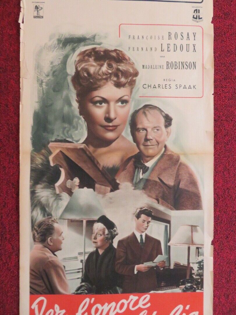 PER L'ONORE DI MIA FIGLIA ITALIAN LOCANDINA (27.5"x12.5") POSTER 1949 Movie posters