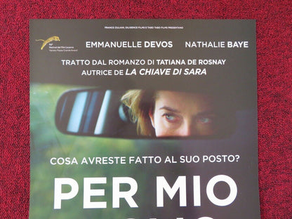 PER MIO FIGLIO ITALIAN LOCANDINA (26.5"x12.5") POSTER DAVID CLAVEL 2016 Rendezvous Cinema Movie posters