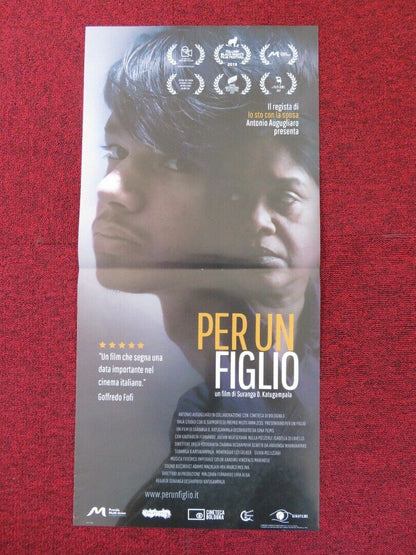 PER UN FIGLIO ITALIAN LOCANDINA (26.5"x12.5") POSTER KAUSHALYA FERNANDO 2017 Rendezvous Cinema Movie posters