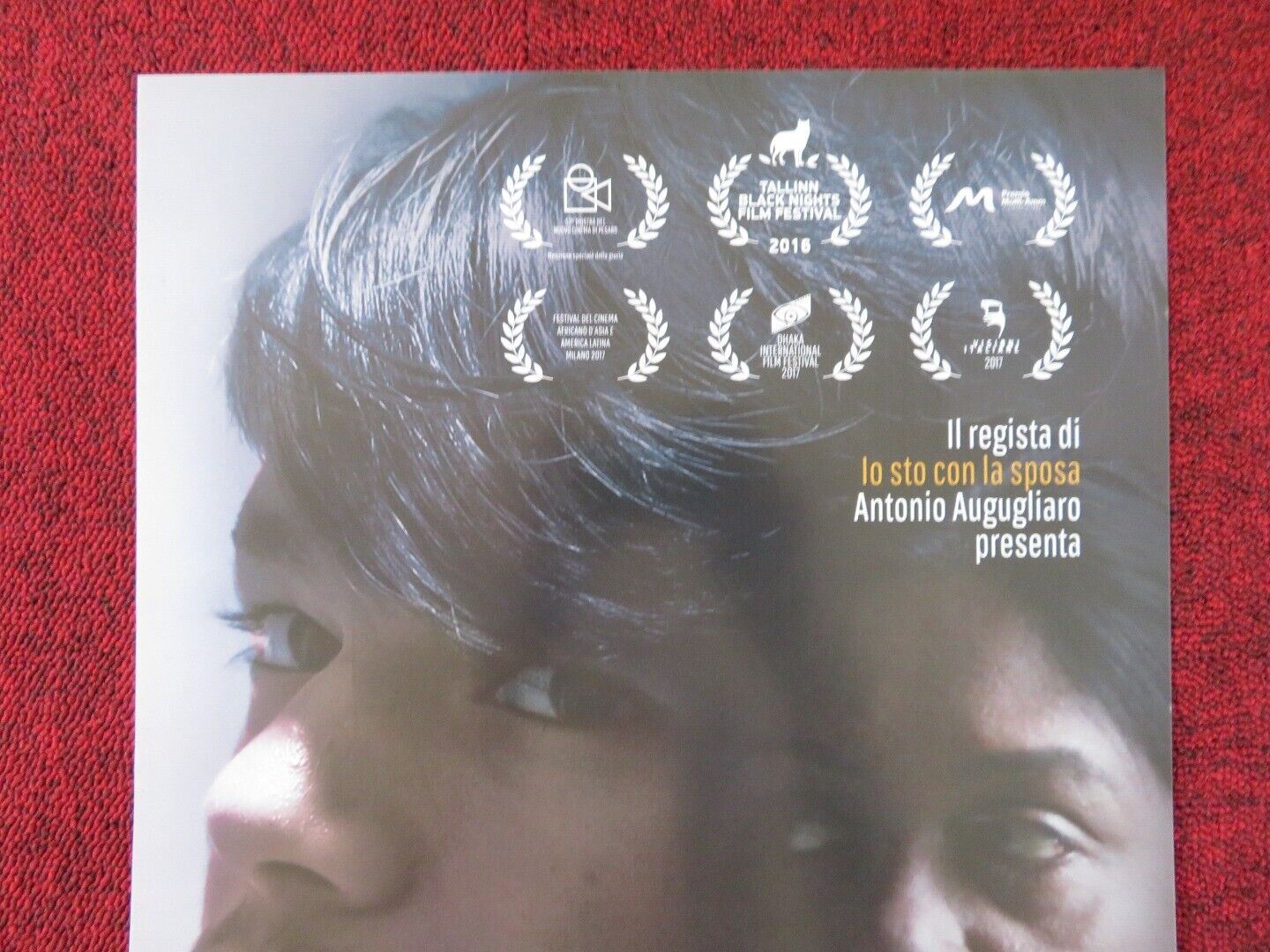 PER UN FIGLIO ITALIAN LOCANDINA (26.5"x12.5") POSTER KAUSHALYA FERNANDO 2017 Rendezvous Cinema Movie posters