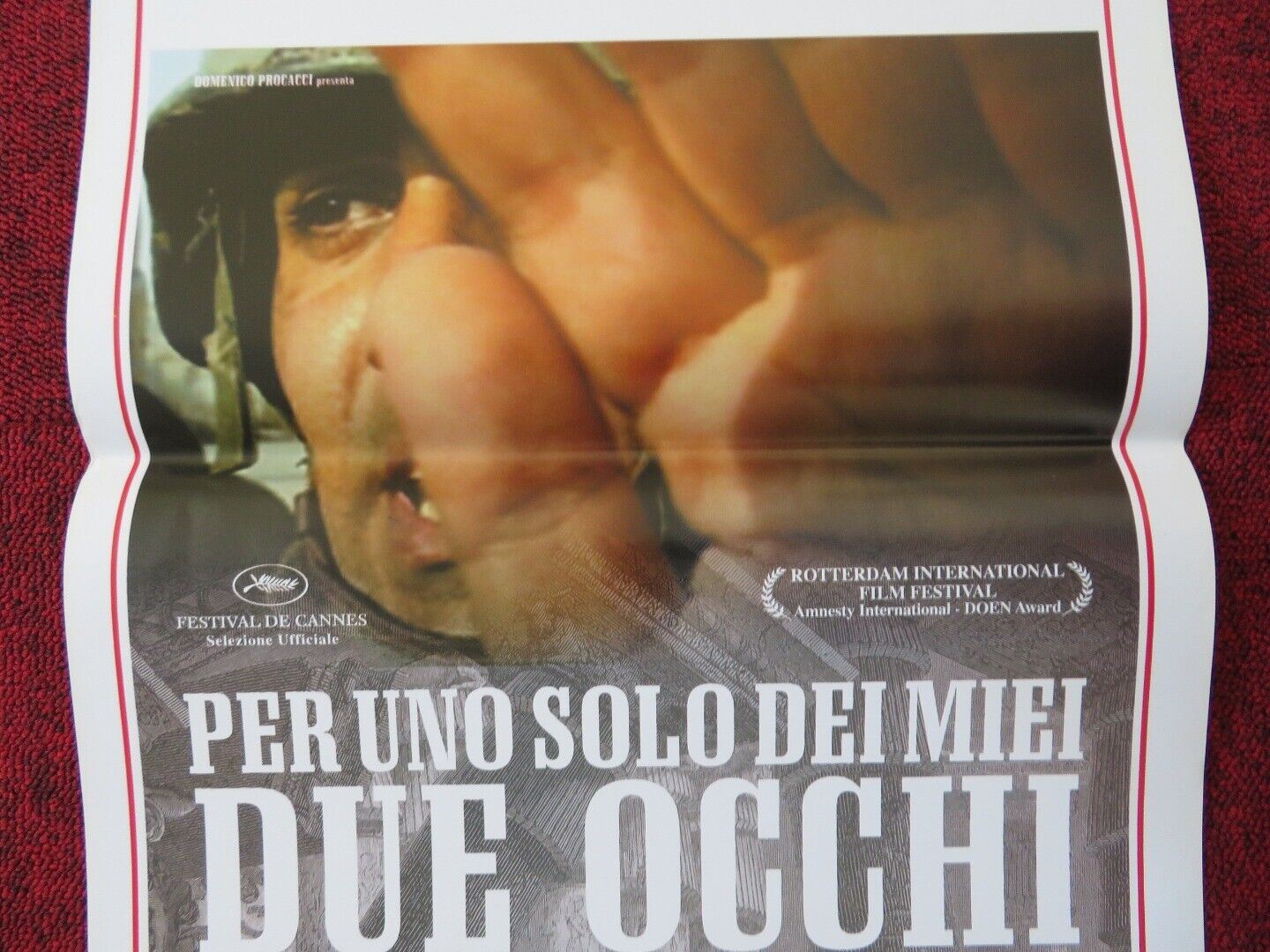 PER UNO SOLO DEI MIEI DUE OCCHI ITALIAN LOCANDINA (27.5"x13") POSTER 2008 Movie posters