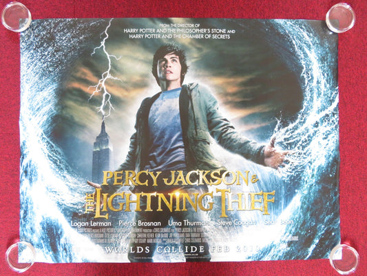 PERCY JACKSON & THE LIGHTNING THIEF UK QUAD (30"x 40") ROLLED POSTER 2010 Rendezvous Cinema Movie posters