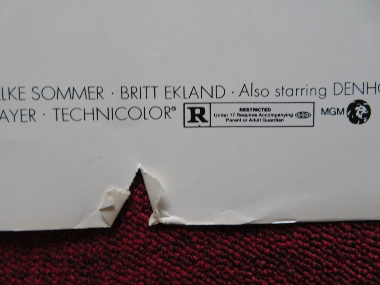 PERCY US HALF SHEET (22"x 28") POSTER HYWEL BENNETT ELKE SOMMER 1971 Rendezvous Cinema Movie posters