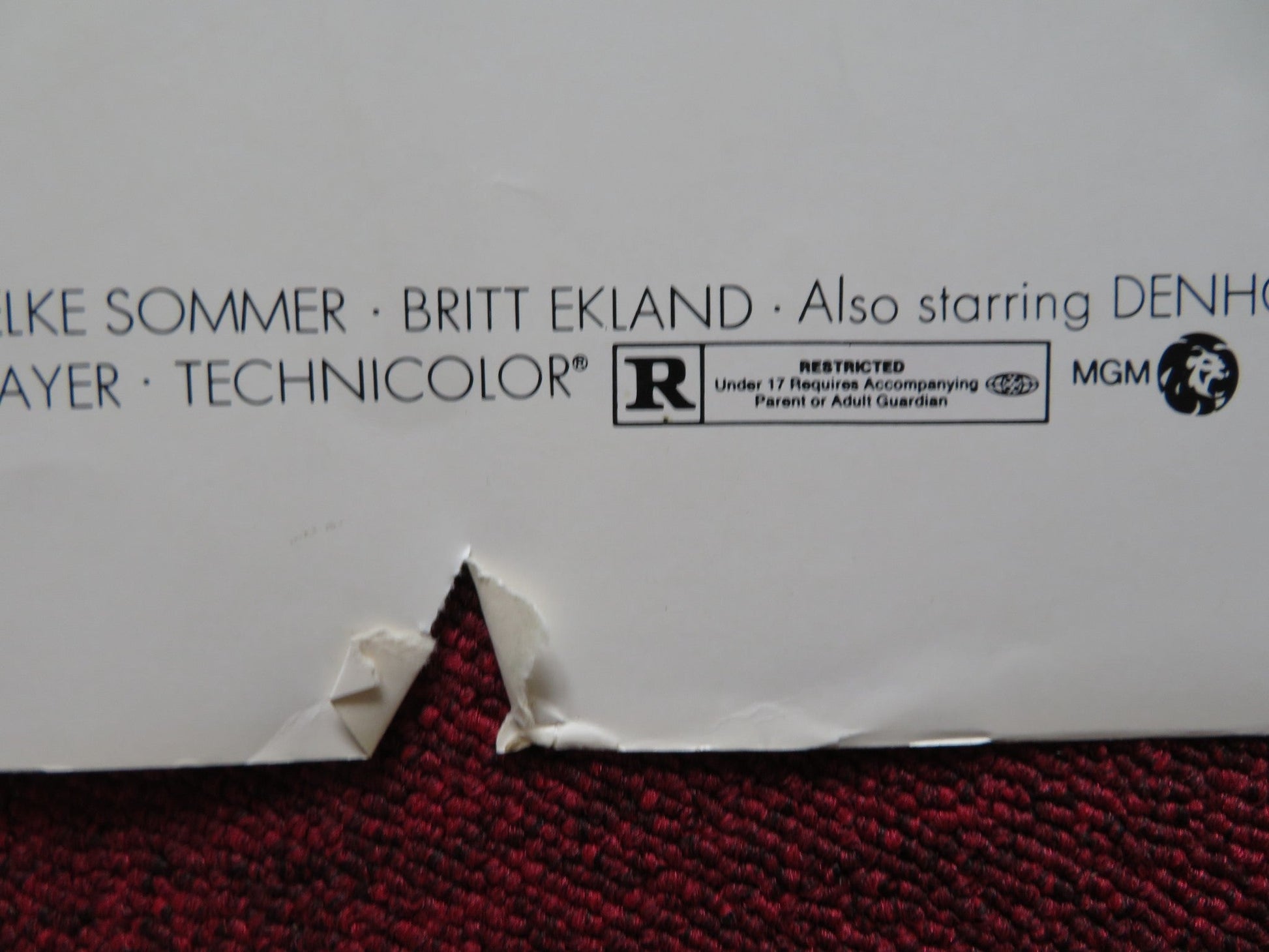 PERCY US HALF SHEET (22"x 28") POSTER HYWEL BENNETT ELKE SOMMER 1971 Rendezvous Cinema Movie posters