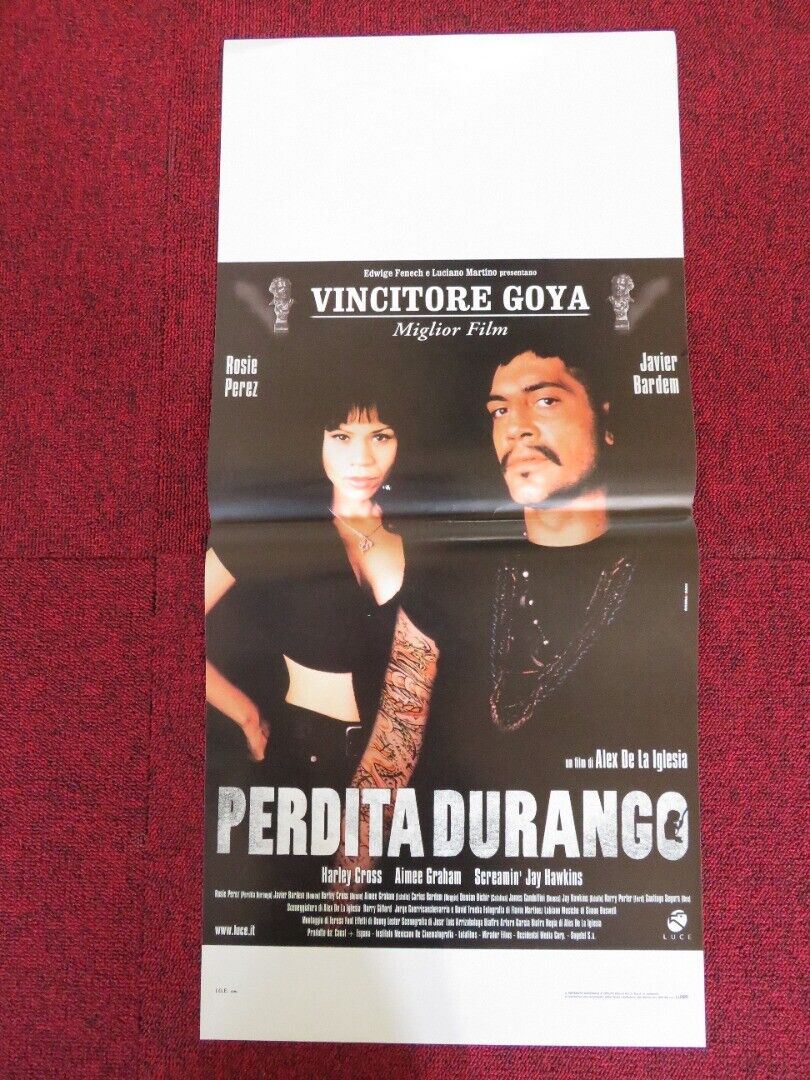 PERDITA DURANGO ITALIAN LOCANDINA (27.5"x13") POSTER JAVIER BARDEM ROSIE PEREZ Movie posters